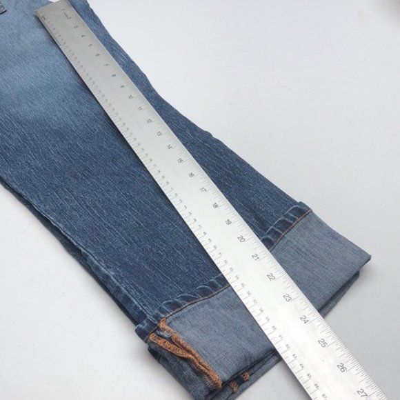 DESIGNER JACOB CONNEXION CROP ROLLUP JEANS 31x24 😎 - Picture 9 of 12